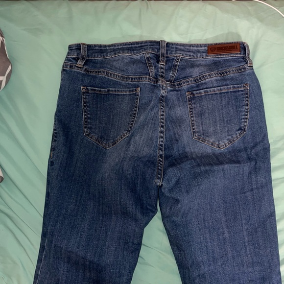 Rock and Roll Denim Front Seam Trousers - Picture 2 of 5